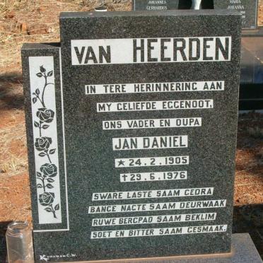 HEERDEN Jan Daniel, van 1905-1976