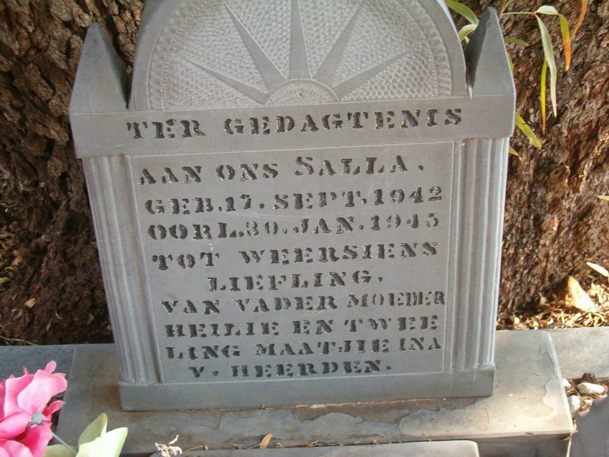 HEERDEN Salla, van 1942-1945