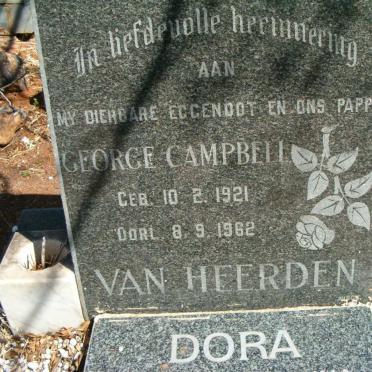 HEERDEN George Campbell, van 1921-1962 &amp; Dora