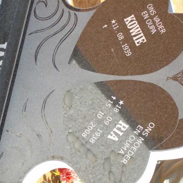 JANSEN Kowie 1939- &amp; Ria 1938-2008