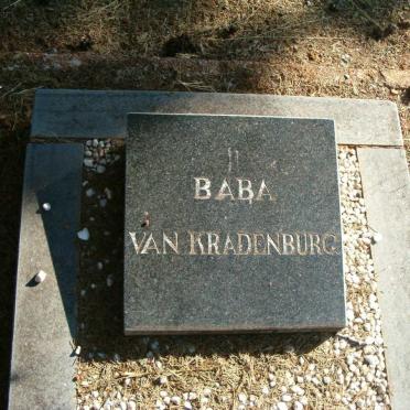 KRADENBURG Baba, van