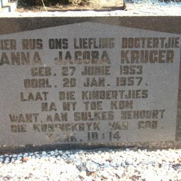 KRUGER Anna Jacoba 1953-1957