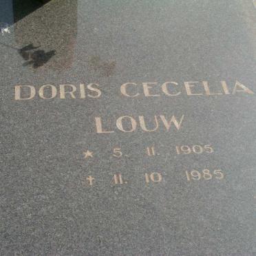 LOUW Doris Cecelia 1905-1985