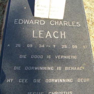 LEACH Edward Charles 1934-1997