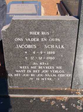 LIEBENBERG Jacobus Schalk 1898-1980