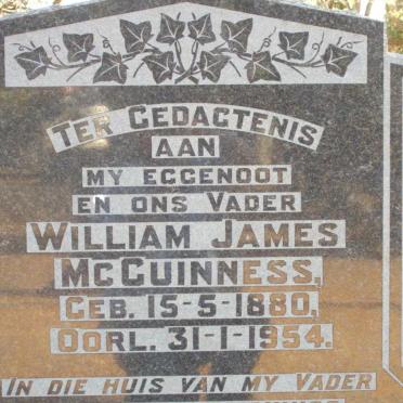 McGUINNESS William James 1880-1954