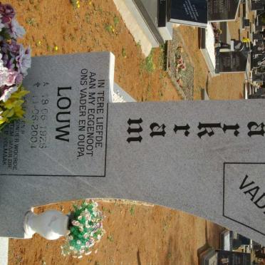 MARKRAM Louw 1926-2004