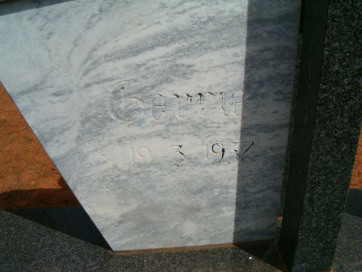 MARKRAM Gerrie 1937-