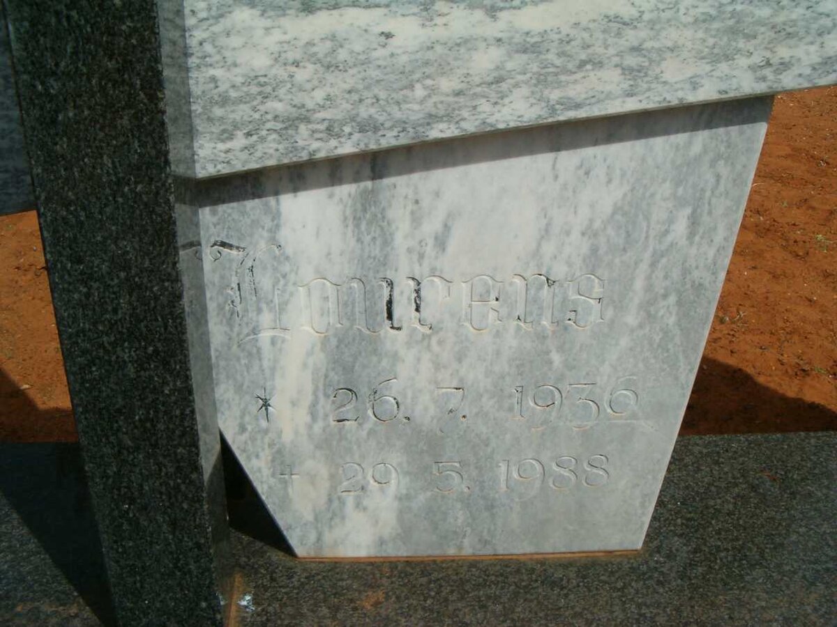 MARKRAM Lourens 1936-1988