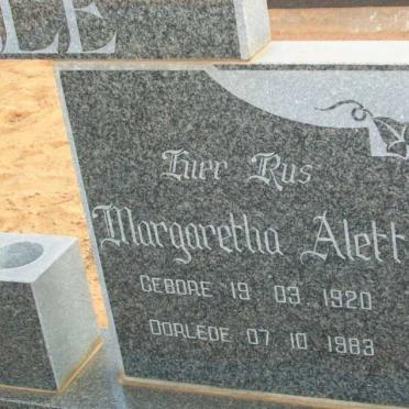 MAREE David Andreas 1913-1983 &amp; Margaretha Aletta 1920-1983 