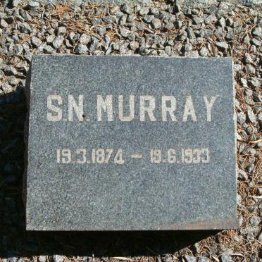 MURRAY S.N. 1874-1933
