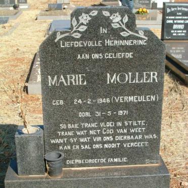 MOLLER Marie nee VERMEULEN 1946-1971