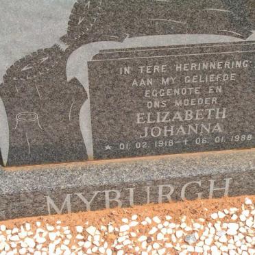 MYBURGH Elizabeth Johanna 1918-1988