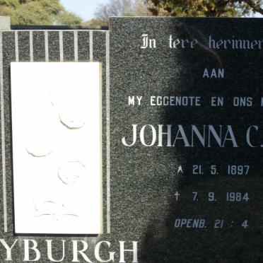 MYBURGH Jan L.N. 1895-1986 &amp; Johanna C.M.C. 1897-1984