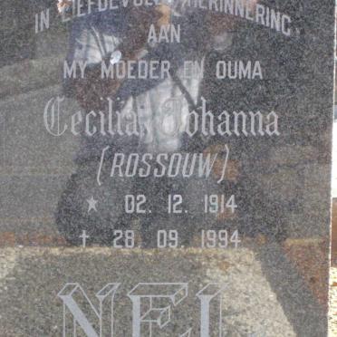 NEL Cecilia Johanna nee ROSSOUW 1914-1994