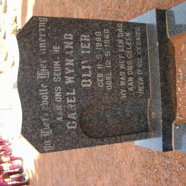 OLIVIER Carel Wynand 1960-1960