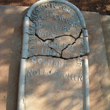 PEACOCK G.W. 1880-1941