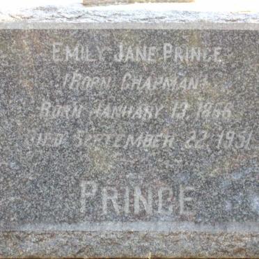 PRINCE Emily Jane nee CHAPMAN 1866-1951