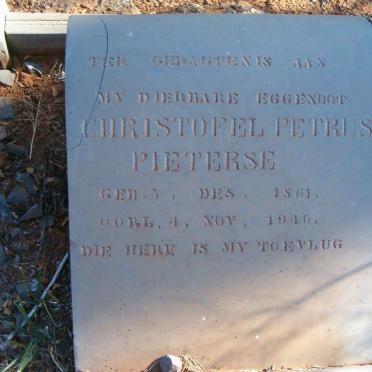 PIETERSE Christoffel Petrus 1861-1946