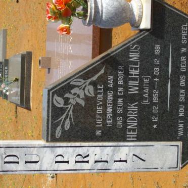 PREEZ Hendrik Wilhelmus, du 1952-1991