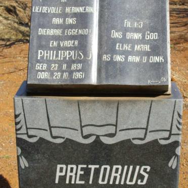 PRETORIUS Philipus J. 1891-1961