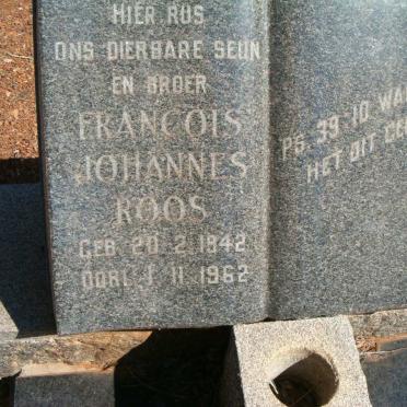 ROOS Francois Johannes 1942-1962