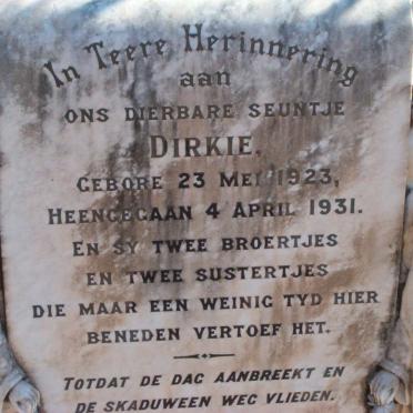 ROOS Dirkie 1923-1931 :: ROOS Children (4)