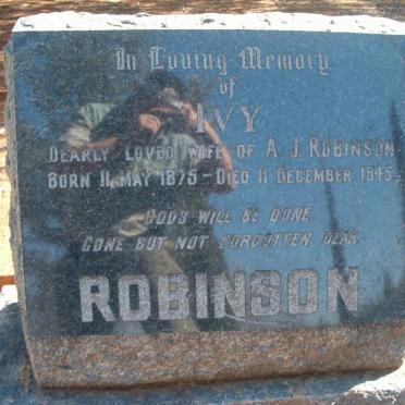 ROBINSON Ivy 1875-1945
