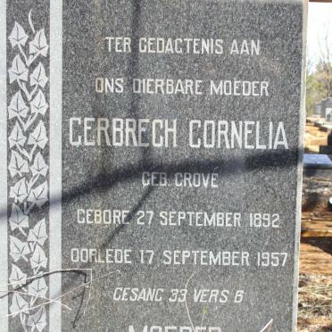 ROSSOUW Gerbrech Cornelia nee GROVE 1892-1957