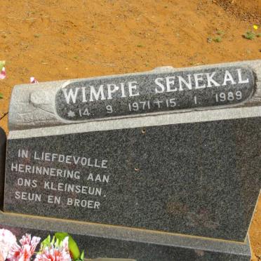 SENEKAL Wimpie 1971-1989
