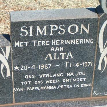SIMPSON Alta 1967-1971