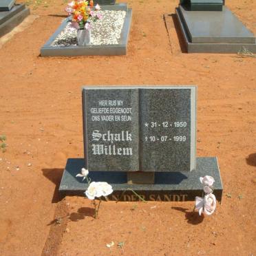 SANDT Schalk Willem, van der 1950-1999