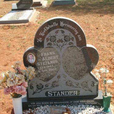 STANDER Frans Albert Stefanus 1947-2003