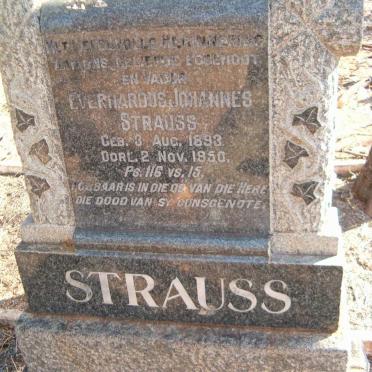 STRAUSS Everhardus Johannes 1893-1950