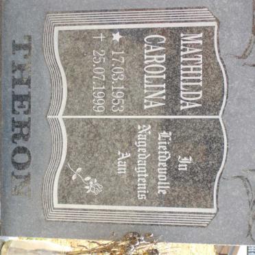 THERON Mathilda Carolina 1953-1999