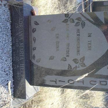 TOIT Adriana Maria Helena, du 1915-1995