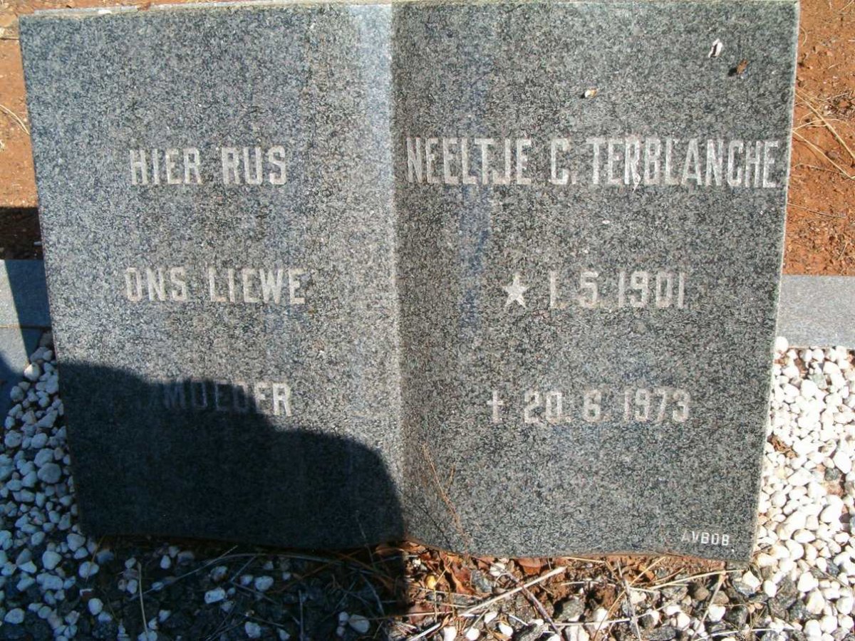 TERBLANCHE Neeltjie C. 1901-1973