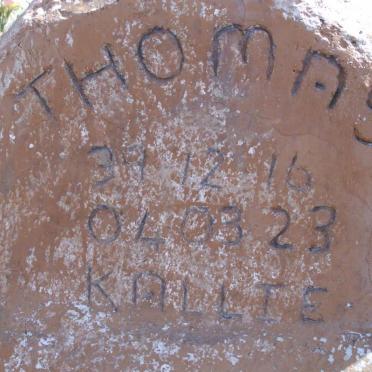 THOMAS Kallie 1939-2004