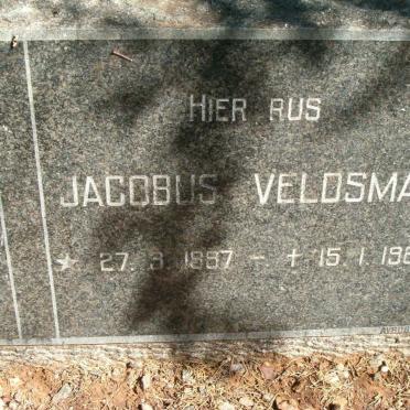 VELDSMAN Jacobus 1897-1960