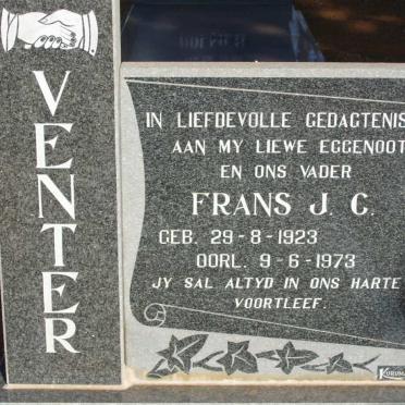 VENTER Frans J.C. 1923-1973