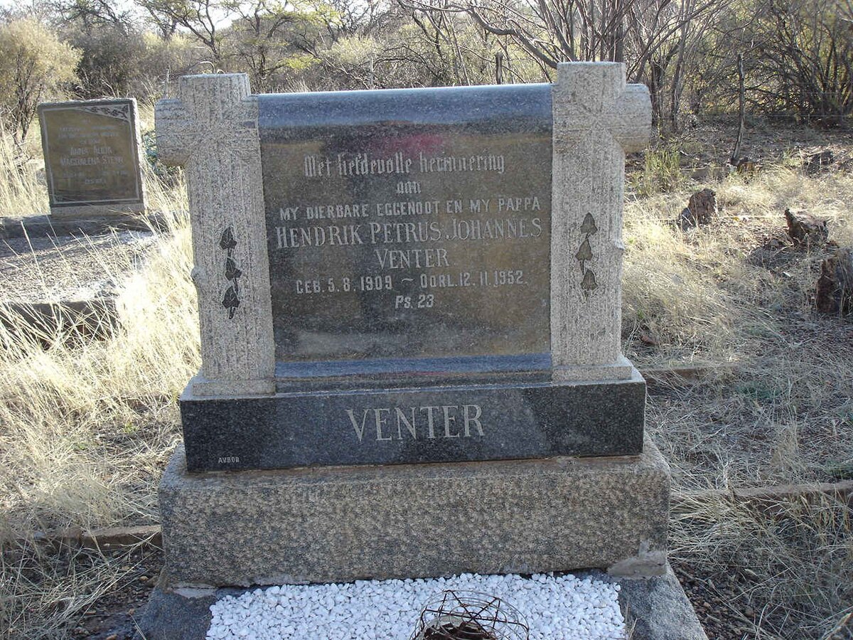 VENTER Hendrik Petrus Johannes 1909-1952