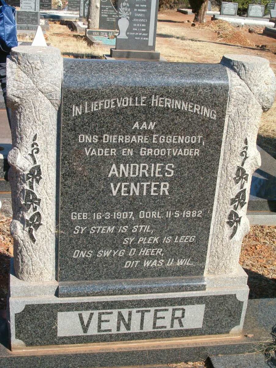 VENTER Andries 1907-1982
