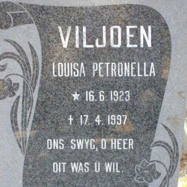 VILJOEN Louisa Petronella 1923-1997