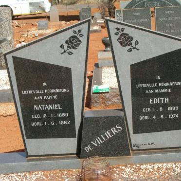 VILLIERS Nataniël, de 1880-1962 &amp; Edith 1889-1974