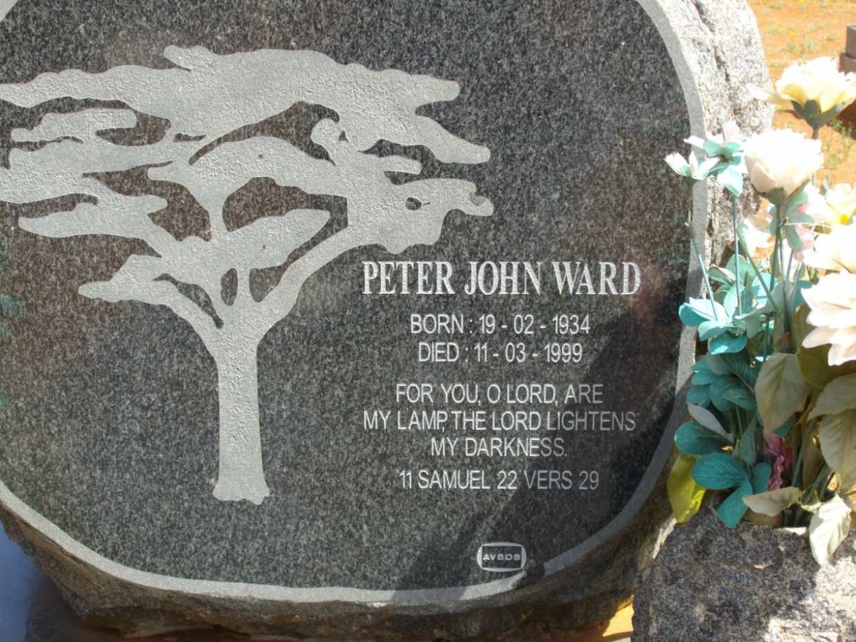 WARD Peter John 1934-1999