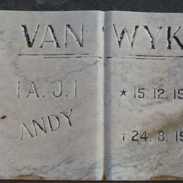 WYK A.J., van 1923-1985