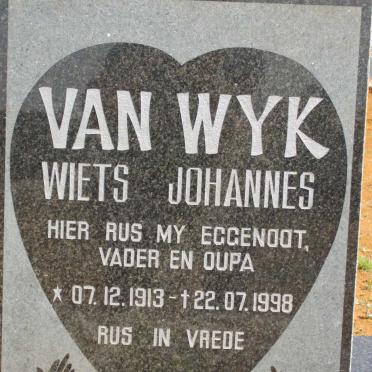 WYK Wiets Johannes, van 1913-1998