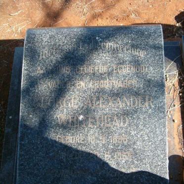 WHITEHEAD George Alexander 1886-1965