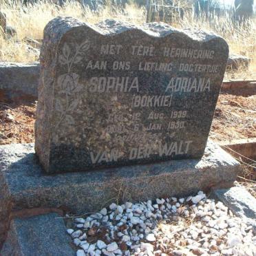 WALT Sophia Adriana, van der 1939-1950