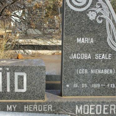 WIID Francois Gerhardus Johannes 1908-1977 &amp; Maria Jacoba Seale NIENABER 1919-1989